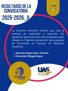 Posgrado de la Facultad de Ciencias del Mar | UAS